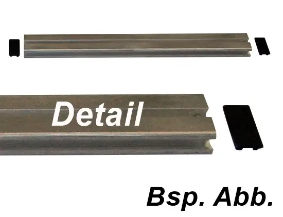 Bestseller UPRACKS Front/Heck Reling 75cm, Stück , schwarz, für 1477mm breite Dachträger