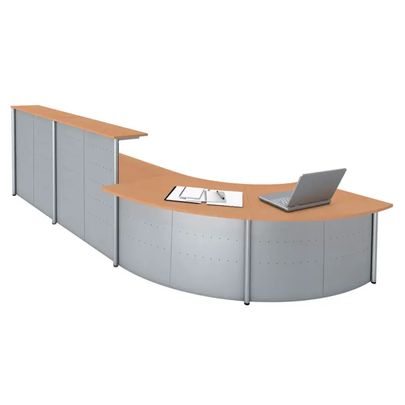 Empfangstheke TK7 Concept Set mit 2 geraden Theken und 2 Tische (abgewinkelt) Solange Der Vorrat Reicht