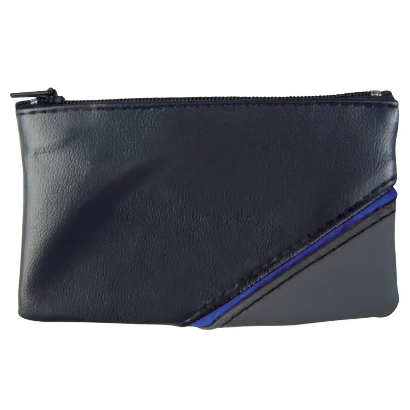 Preisreduziert Schlüsseltasche C-D Creativ Design, mit Farbstreifen Streifen Blau