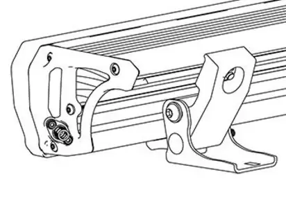 Echt ARB MONTAGESATZ FÜR 2-AR40C & 2-AR40S ZUR BEFESTIGUNG AUF GERADEN FLÄCHEN
