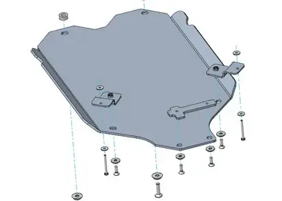 UNTERFAHRSCHUTZ FORD RANGER RAPTOR AB 11/2022, GETRIEBE Neuheit