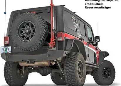 WARN ELITE HECKSTOSSSTANGE JEEP WRANGLER JK Geprüft