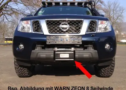Highlight SEILWINDEN SET NISSAN D40 + PATHFINDER ALLE BJ NUR 2.5 L DIESEL MIT WARN XDC