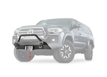 WARN SEMI-HIDDEN SEILWINDENANBAUSATZ TOYOTA TACOMA 16-21 Günstig