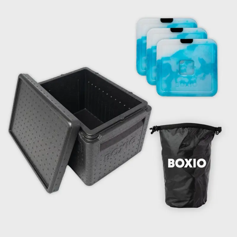 BOXIO - COOL PLUS Passive Kühlbox mit Kühlakkus Neu