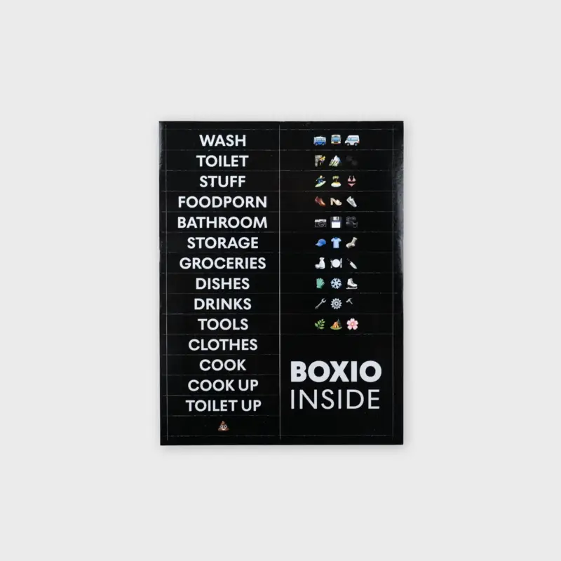 Nur Heute BOXIO - STICKERS Aufkleber