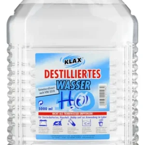 Sichere Zahlung Klax Destilliertes Wasser, 5 L