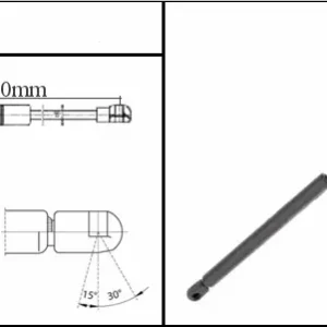 Echt Stabilus Gasfeder Heckklappe Audi 23945