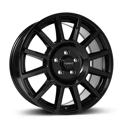 Billig Räder und Reifensatz Romac Stealth 18 inch gloss black T7 e-Transporter 2024+