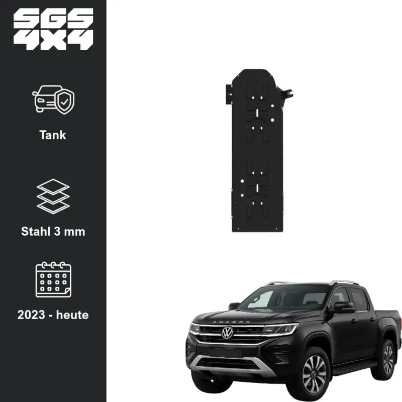 Unterfahrschutz VW Amarok II (ab 2023) Tank Stahl 3 mm Schneller Versand