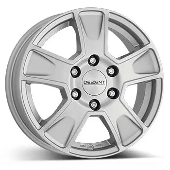 Geprüft 6,5 x 16 ET 60 DEZENT Felge für Ford Transit Custom in silber