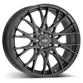7,5 x 18 ET 38 DOTZ Felge für Ford Transit Connect in gunmetal (dunkelgrau gebürstet) Markenprodukt
