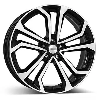 Preis Gesenkt 8 x 18 ET 45 DEZENT Felge für Ford Tourneo Connect in schwarz/poliert