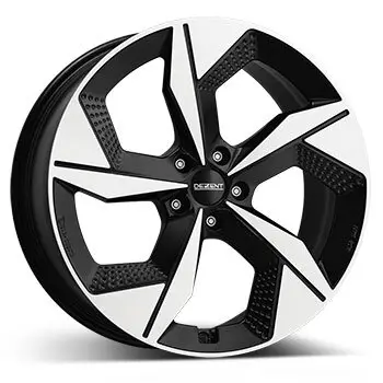 Markenprodukt 8 x 19 ET 45 DEZENT Felge für Ford Tourneo Connect in schwarz/poliert